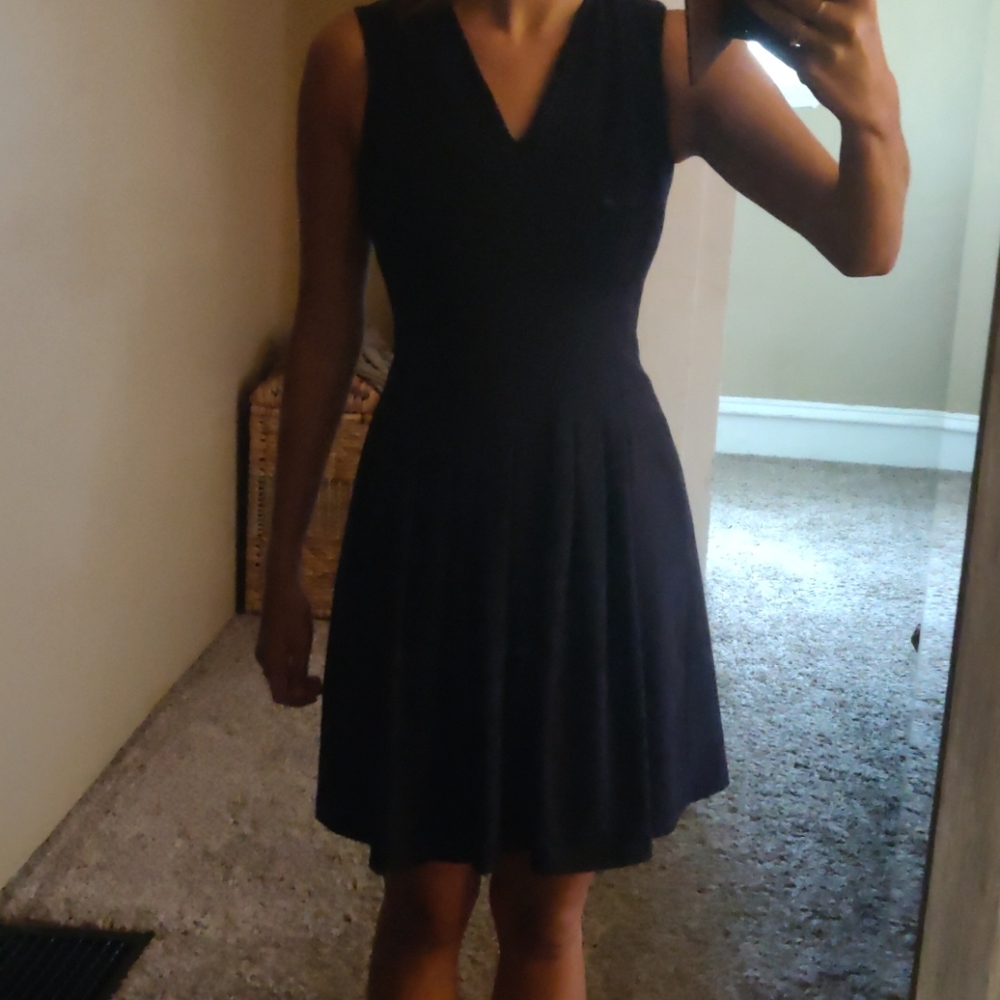 Calvin Klein navy dress with lining